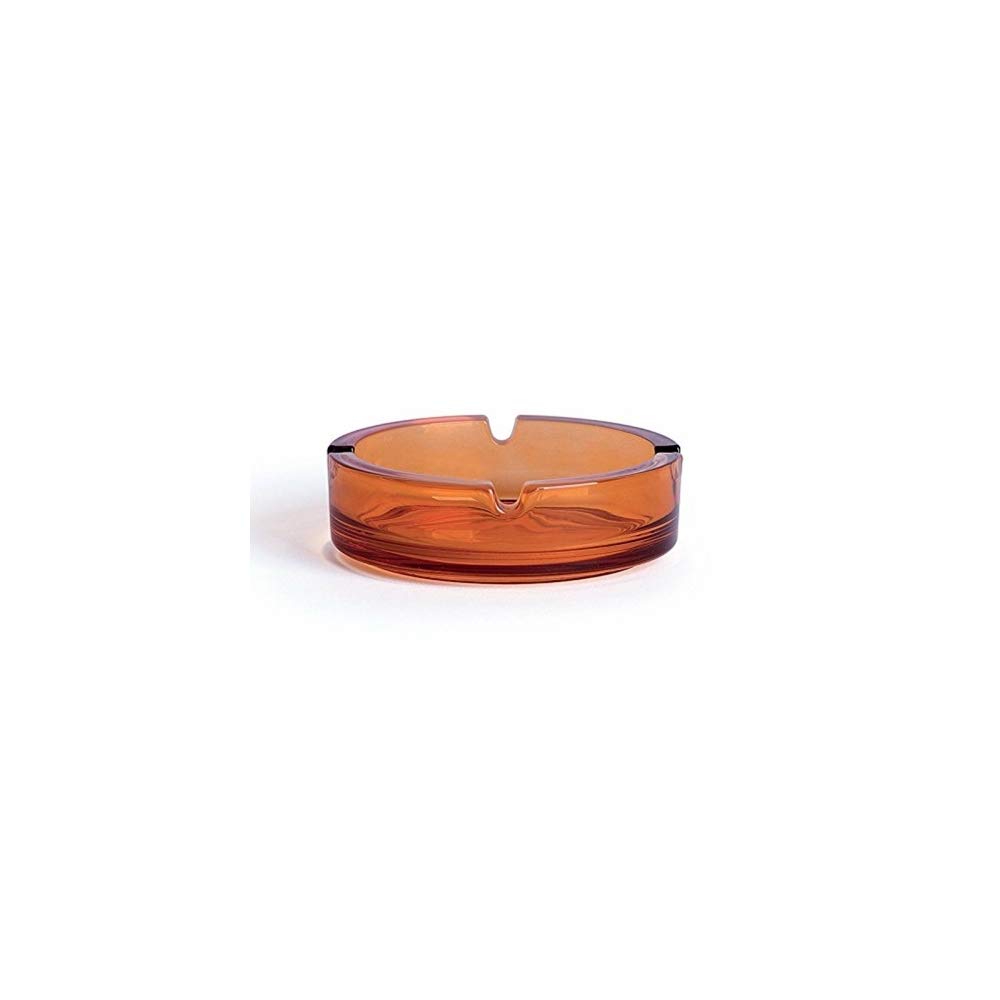 Excelsa Round Ashtray 10.5 cm Glass Orange — image 1