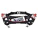 Fitletic Water Bottle Belt | Unique Zero Bounce Design for Running, Triathlon, Ironman, Marathon, 10K, 5K, Trail | HD06-C2S Hydra 12 V2 Hydration Belt, Small/Medium, Black & Red