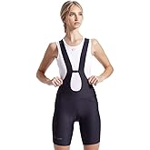 PEARL IZUMI Women's 8" Attack Air Bib Shorts, Breathable with Reflective Fabric