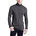 100% Merino Wool - Men’s Midweight Quarter Zip - Warm Pullover - Midlayer - Charcoal Gray - Large