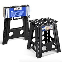 ACKO Folding Step Stool 16 Inch Stool 400 LB Weight