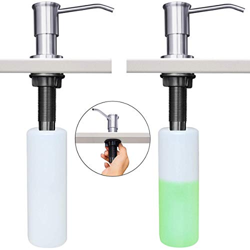 Keonjinn Soap Dispenser for Kitchen Sink with 47.2" Extension Tube kit