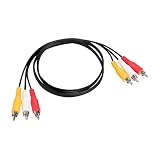 RCA 6 FT Audio/Video Composite Cable DVD/VCR/SAT Yellow/White/RED CONNECTORS