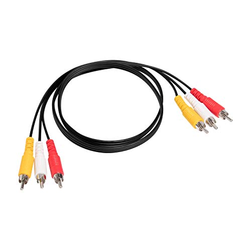 RCA 6 FT Audio/Video Composite Cable DVD/VCR/SAT Yellow/White/RED CONNECTORS