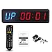 1.8'' LED Interval Workout Timer Countdown Stopwatch (Two Blue+Four Red)