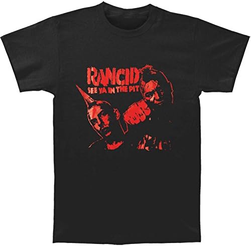 Rancid Men's Bootleg Series See Ya in The Pit T-Shirt Black