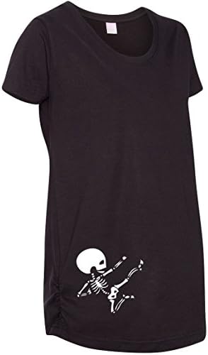 Funny Women's Maternity T Shirt Ninja (Large)