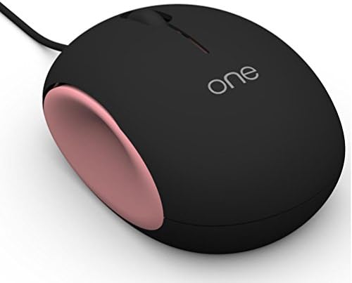 MICRORANGE Wired Mouse Silence Silent Click 3-Button, Compatible with PCs, Macs, Desktops and Laptops