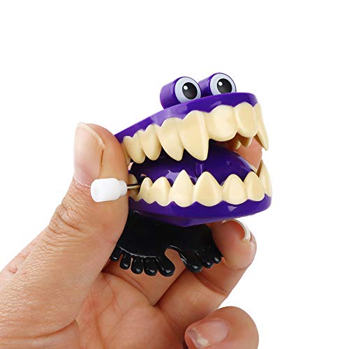 FUNNISM 12 Pieces Halloween Assorted Clockwork Wind-up Toys for Kids Party Favors