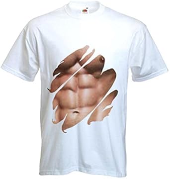 Muscle t shirt fancy dress Clearance