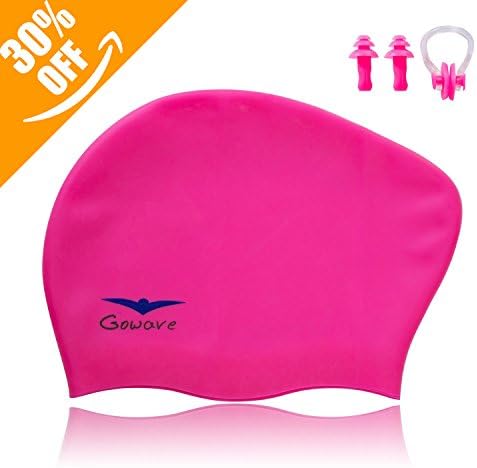 Extra Large Swim Cap For Long Hair,Thick Hair,Curly Hair&amp;Short Hair,Swimming Caps For Women And Men With Ear Plug And Nose Clip