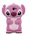 3D Stitch & Lilo Soft Silicone Case Cover For LG Optimus L70 Exceed 2 MS323 D325 PINK