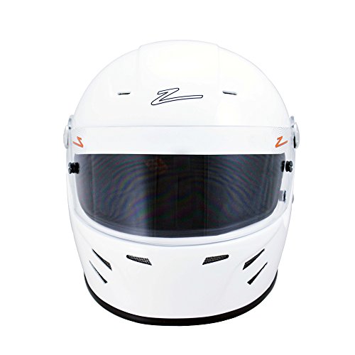 Zamp FSA-3 Auto Full Face Snell SA2015 Helmet White Large