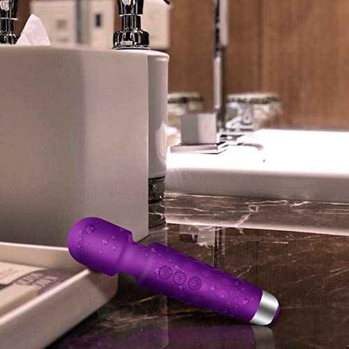 PALOQUETH Wand Vibrator With 20 Powerful Vibration Modes for Intense Frequent Orgasms - Thumbnail 4
