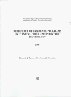 Directory of Graduate Programs in Clinical Child and Pediatric Psychology, Tarnowski, Kenneth J. and Simonian, Susan J., 080582958X