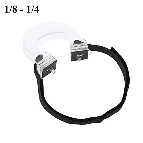 Alomejor Violin Bow Collimator 1/8-4/4 / 1/2-4/4 Violin Bow Corrector Guiding Tool for Beginner Training Practice(1/8-1/4)