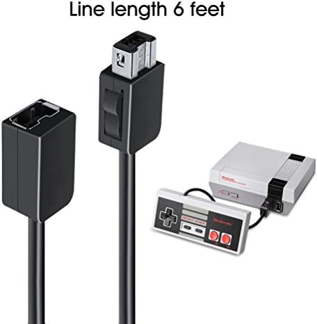 NES Cable Extension, CBSKY® Extend Link Extension Cable For Nintendo Mini NES Classic Edition,6FT