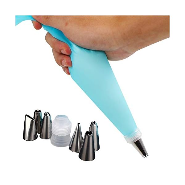 Reusable Piping Bags and Nozzles for Cupcakes,Icing Bags and Nozzles Flower
