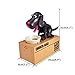 Just us Mechanical Adorable Kid Coin Bank Saving Box Catoon Puppy Hungry Robotic Dog Money Box Collection Piggy Bank