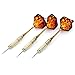 Rose Kuli Darts Brass Barrels Stainless Steel Needle Tip Aluminum Shaft Laser Flights Dart with 6 Shafts Rods