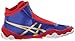 ASICS Men's Omniflex Attack V2.0 Wrestling Shoe, Asics Blue/Gold/Red, 9 M US
