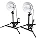 CowboyStudio Photography Table Top Photo Studio Lighting Kit - 2 Light Kit