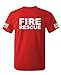 FIRE RESCUE - ems emt emergency service - Mens Cotton T-Shirt