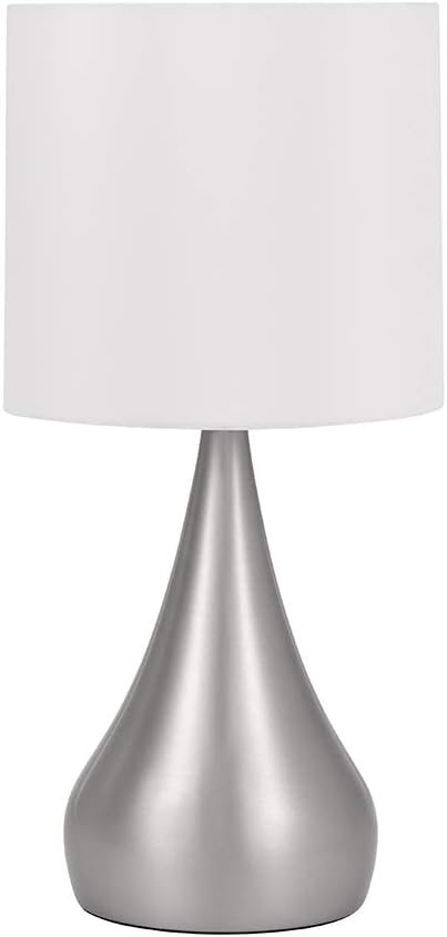 contemporary brushed nickel table lamps