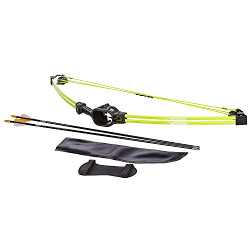 Bear Archery Spark Youth Bow Set Includes 2 Arrows, Armguard, Quiver