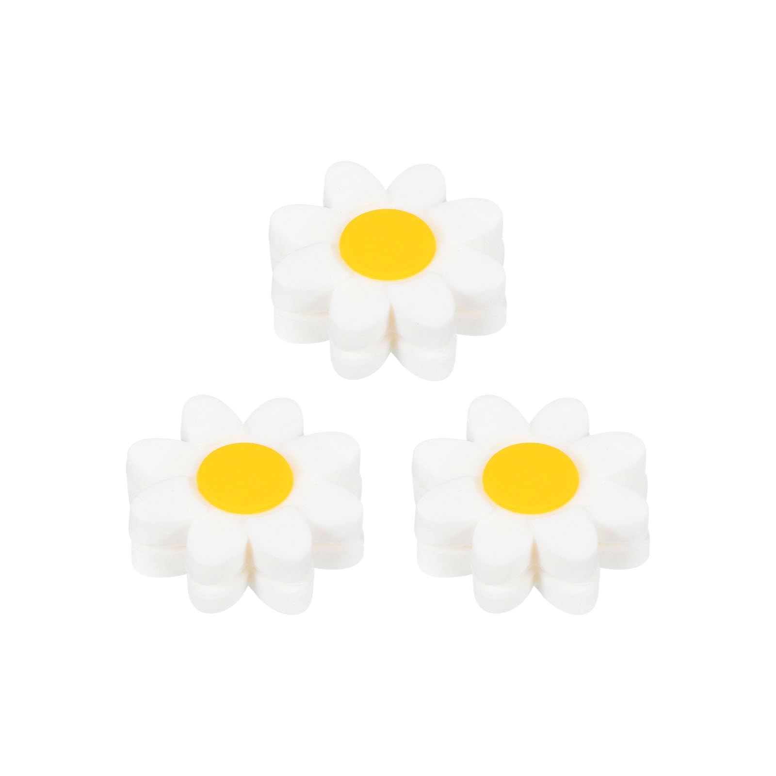 PATIKIL Tennis Racket Dampeners, 3 Pcs Soft Silicone Tennis Racquet Vibration Dampeners for Tennis Gift, White