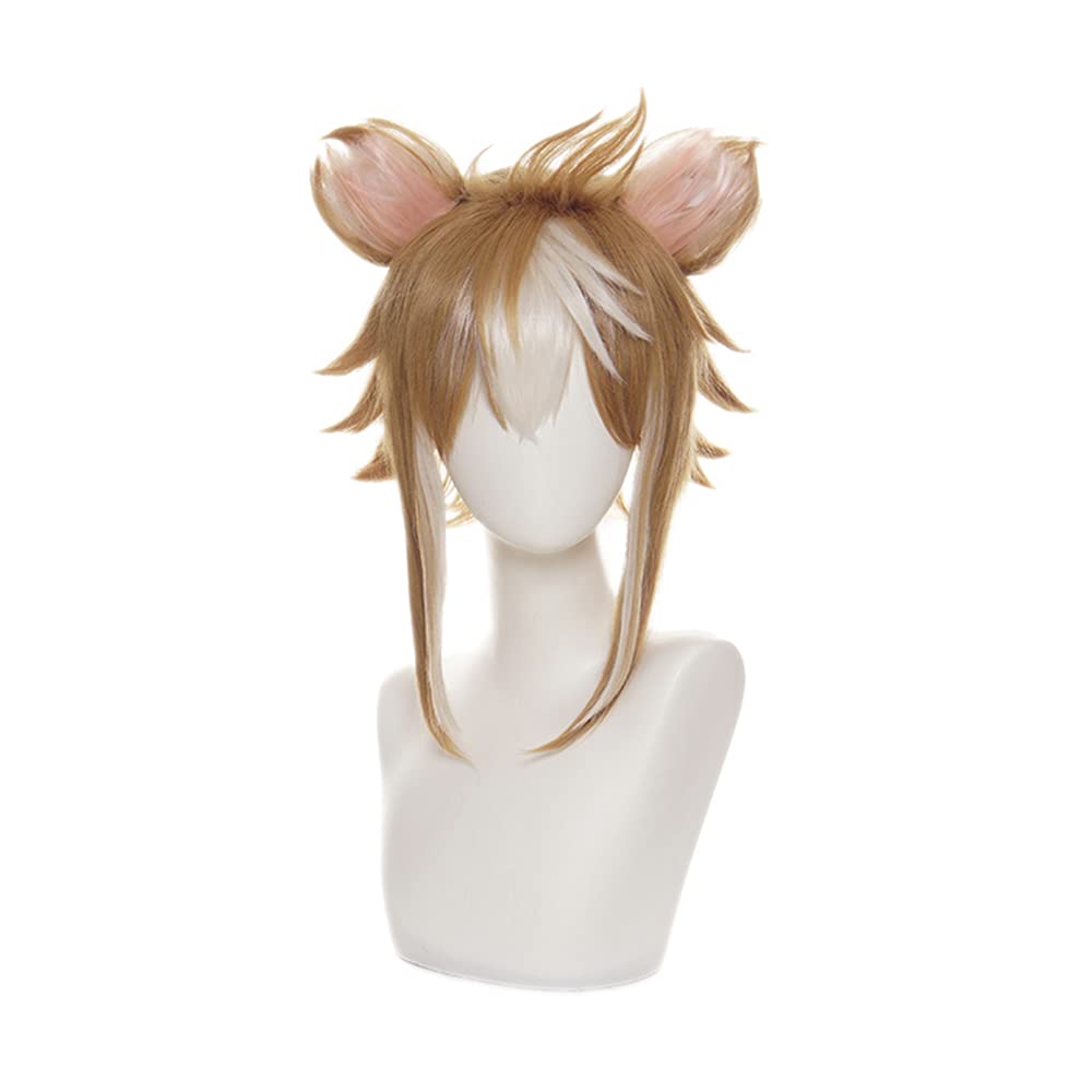 OSIAS Color Layered Gorou Genshin Impact Cosplay Wig for Man and Boys โ image 1
