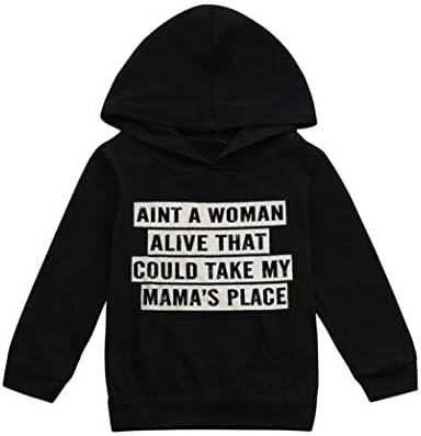 Baby Sweatshirts, Toddler Boys Hooded Infant Letter Blouse Hoodies Tops Blouse