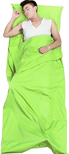 LOLPI Outdoor Camping Portable Sleeping Bag Green