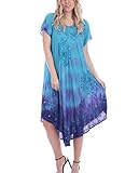 Women's Short Sleeve Boho Dress