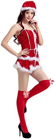 Interming Santa Lingerie For Women Fancy Dress Christmas Costume Santa Costume Women