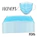 100 Count 3 Ply Disposable Filter Mask Blue Earloop Great for People with The Flu Nose Allergy Dust Mask for Medical Dental Surgical Pet Hair Allergy