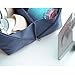 Venkary Multi-Functional Underwear Bra Organizer Bag Cosmetic Makeup Bag Portable Lingerie Storage Bag for Travel, Underwear, Bra,Cosmetic (blue)