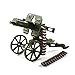 WW2 Heavy Infantry Army Soldiers with Artillery - Military Building Block Model