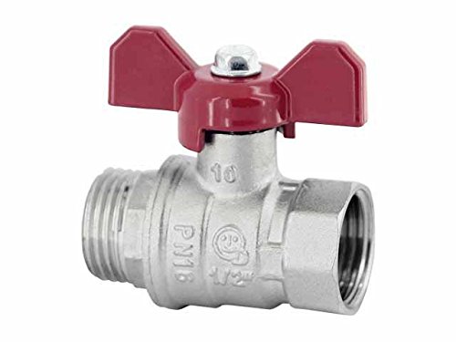 Kugelhahn 1' AG-IG Wasserhahn Mit Stopfbuchse Messing