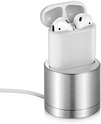 IdealCover AirPods Dock charge station Premium Aluminum compact neat elegant Charge Dock for Apple AirPods Case