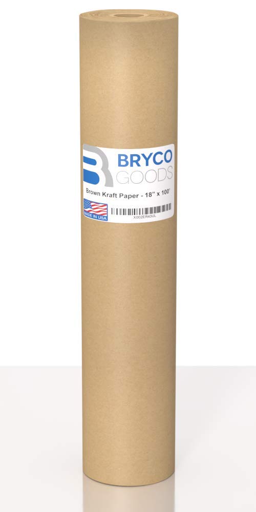 Download Brown Kraft Paper Roll Floor Covering Parcel Bulletin Boards Gift Wrapping Ideal For Packing Crafts 100 18 X 1 200 Wall Art Moving Shipping Postal Made In The Usa Table Runner Paper Arts