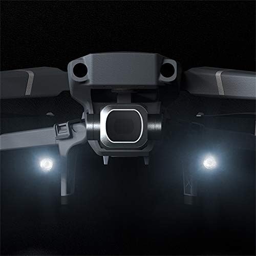 Fiaya Compatible with DJI Mavic 2 Pro / Zoom, Extended Landing Gear with Night Flight Led Headlamp Kit Set for DJI Mavic 2 Drone