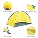 Semoo Beach Tent Easy Set Up 2-Person Sun Shade Shelter, Lightweight & Water Resistant with 4 Sand Bags