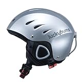 Lucky Bums Snow Sport Helmet with Fleece Liner, Silver, Small