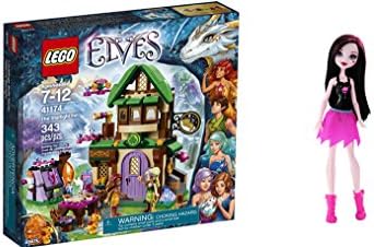 LEGO Elves The Starlight Inn 343 Pcs &amp; free Gifts Ghoul Spirit Draculaura Doll (Colors may vary) Toys