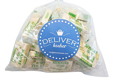 Deliver Kosher Bulk Candy - Persian Style Pistachio Nougat - 1lb Bag - Thumbnail 6