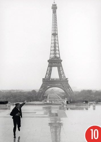 10 in Pack: modern times Postcard "RAINY DAY THE EIFFEL TOWER SEEN FROM THE Succession TROCADERO BK.EDITION © RONIS, Willy / Gamma Rapho / G