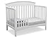 Delta Children Abby 4-in-1 Convertible Crib, Bianca, White