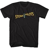 American Classics Stone Temple Pilots Logo Rock Band T Shirt Black | Officially Licensed Stone Temple Pilots Merch, 100% Cotton Tee, Designed and Printed in the USA, Unisex Men Women
