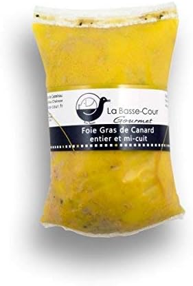 Foie Gras De Canard Mi Cuit Entier Sous Vide 500g Basse Cour